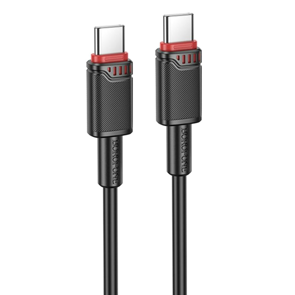 Kabel za podatke i punjenje USB-C - USB-C Borofone BX110 Beneficio, 60W, 1m, Crni