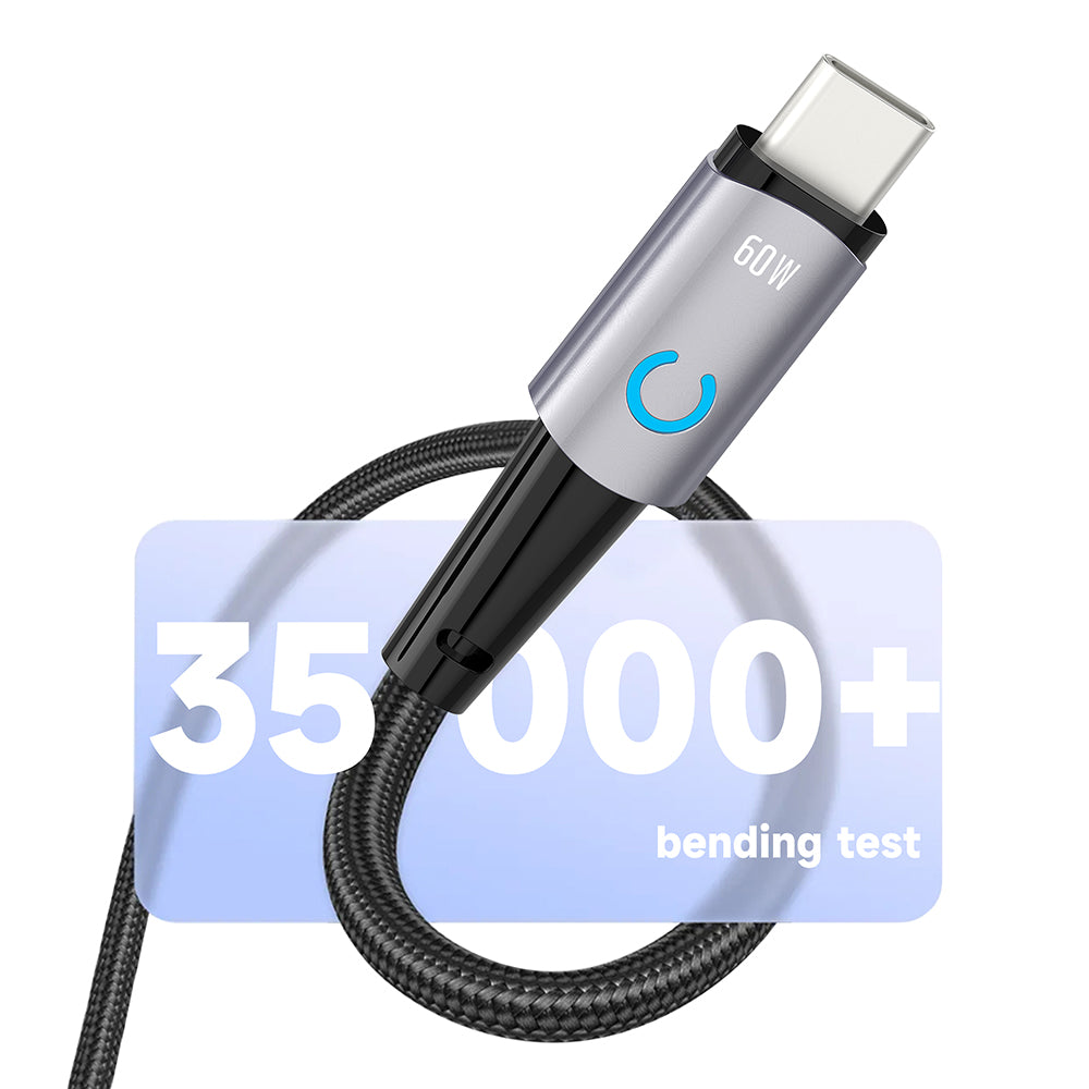 Kabel za podatke i punjenje USB-C - USB-C Lito LD10CC, 60W, 1m, Crni