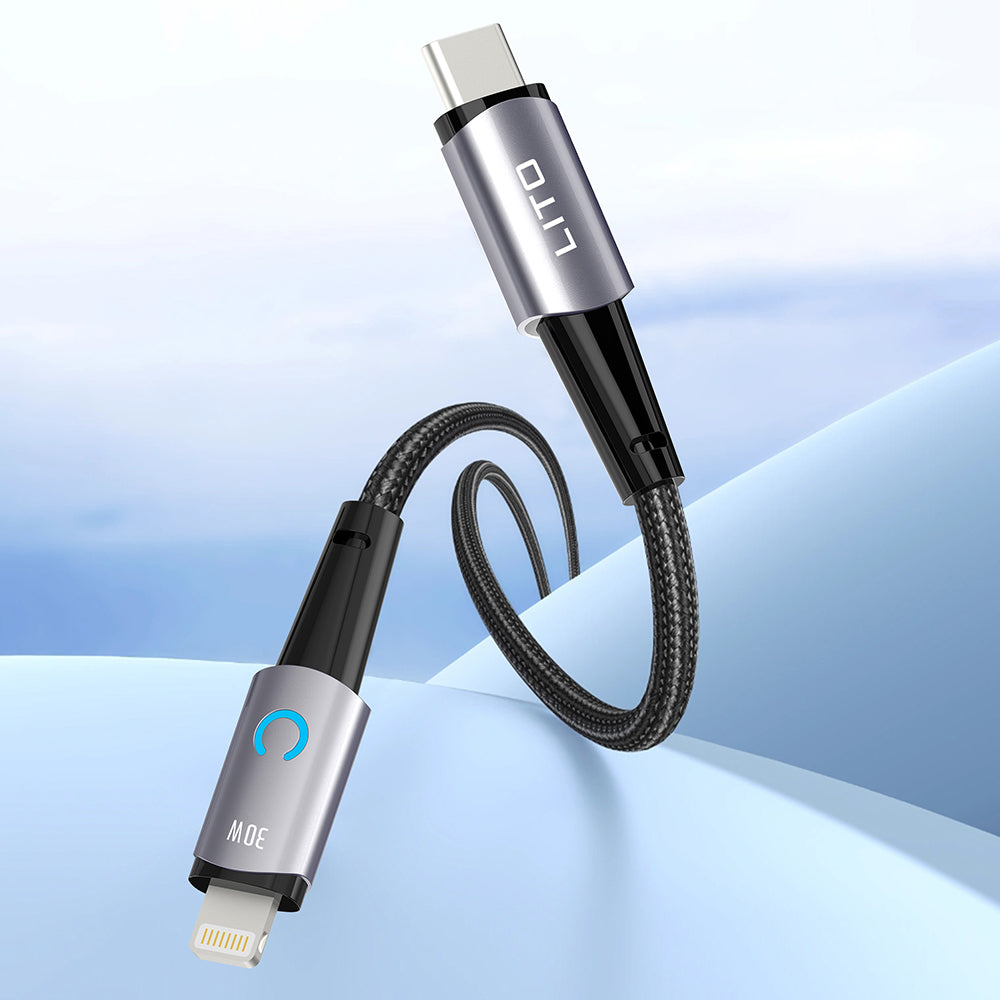 Kabel za podatke i punjenje USB-C - USB-C Lito LD10CC, 60W, 1m, Crni