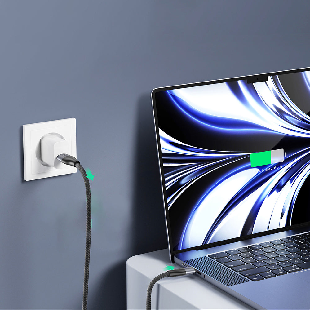 Kabel za podatke i punjenje USB-C - USB-C Lito LD25CC, 100W, 2m, Sivi