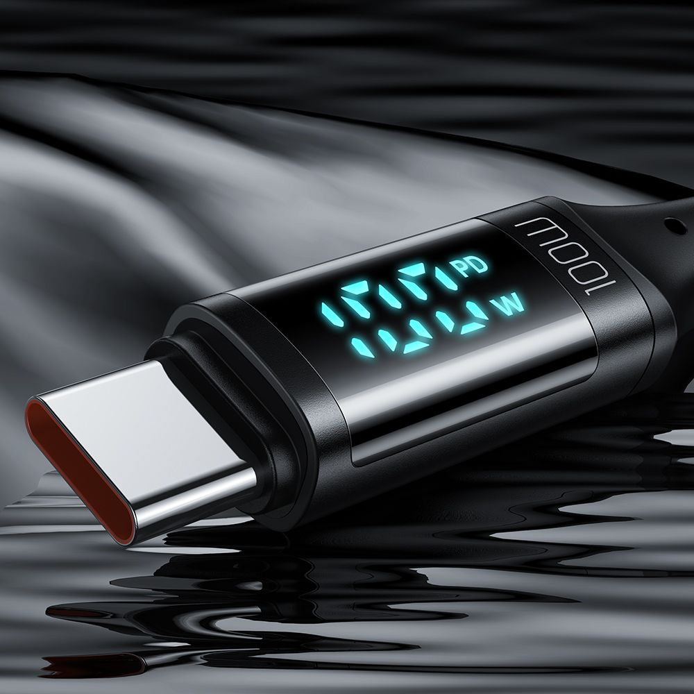 Kabel za podatke i punjenje USB-C - USB-C McDodo CA-1100 Display, 100W, 1.2m, Crni