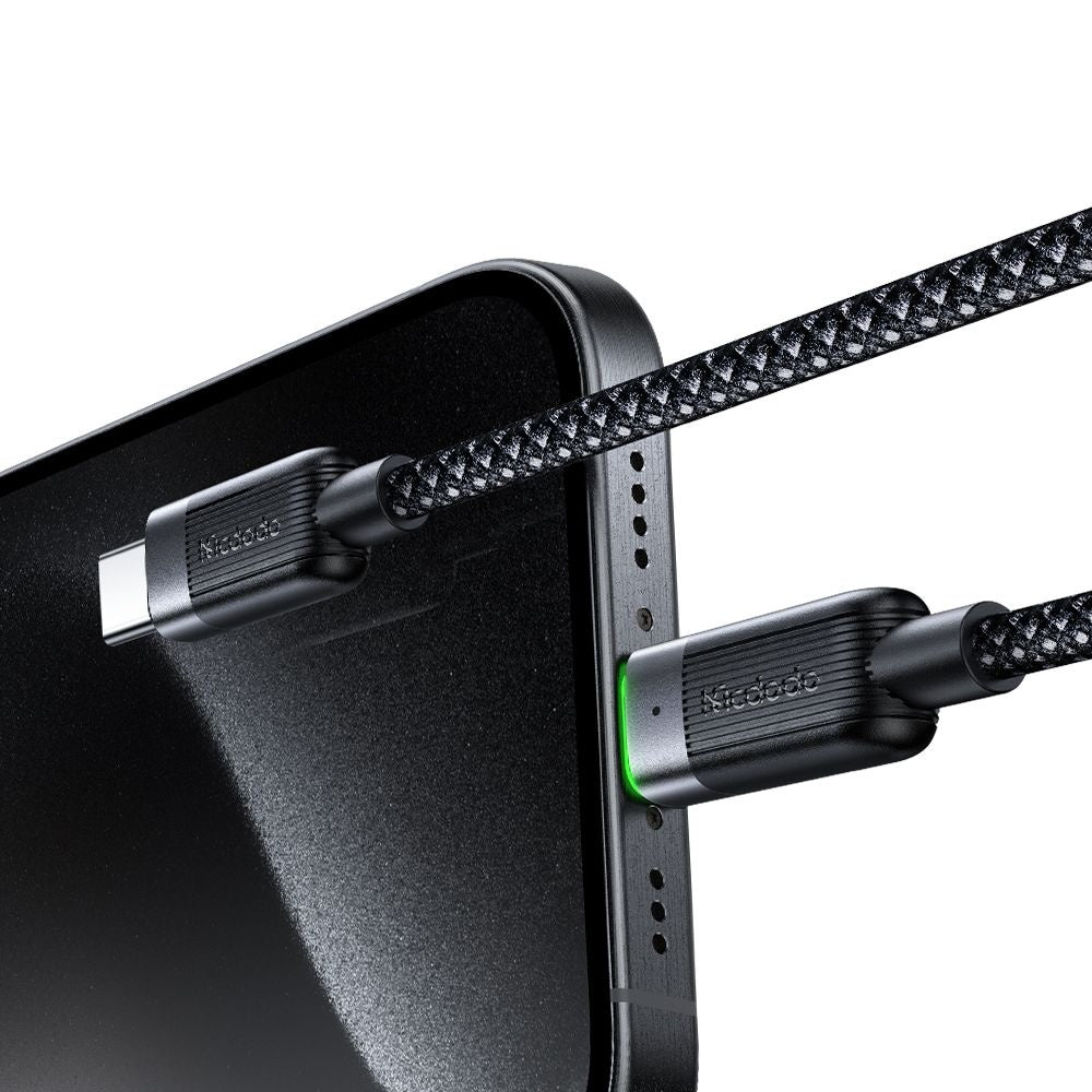 Kabel za podatke i punjenje USB-C - USB-C McDodo CA-2000 Self Winding, 60W, 1.2m, Crni