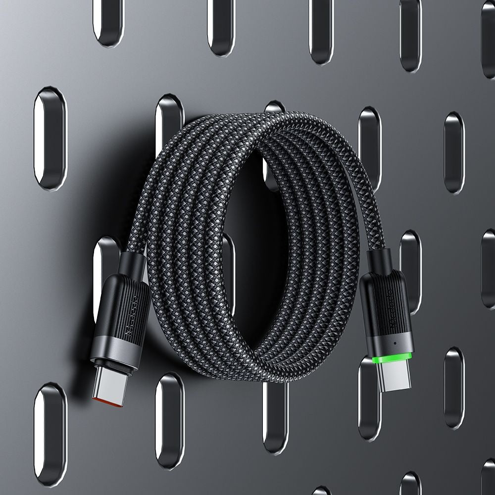 Kabel za podatke i punjenje USB-C - USB-C McDodo CA-2000 Self Winding, 60W, 1.2m, Crni
