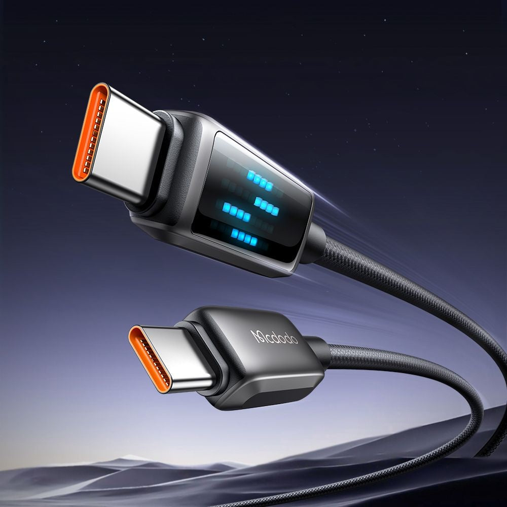 Kabel za podatke i punjenje USB-C - USB-C McDodo CA-4250 Display, 100W, 1.2m, Crni