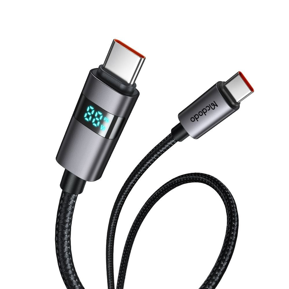 Kabel za podatke i punjenje USB-C - USB-C McDodo CA-5610 Display, 100W, 1.2m, Crni