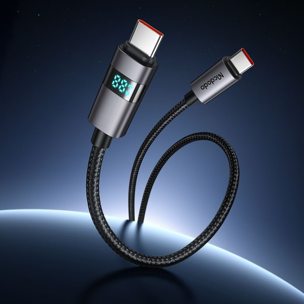 Kabel za podatke i punjenje USB-C - USB-C McDodo CA-5610 Display, 100W, 1.2m, Crni