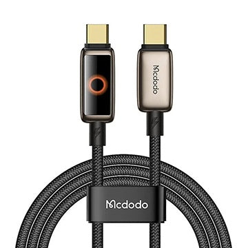 Kabel za podatke i punjenje USB-C - USB-C McDodo CA-6681 Auto Power Off, 100W, 1.2m, Zlatni