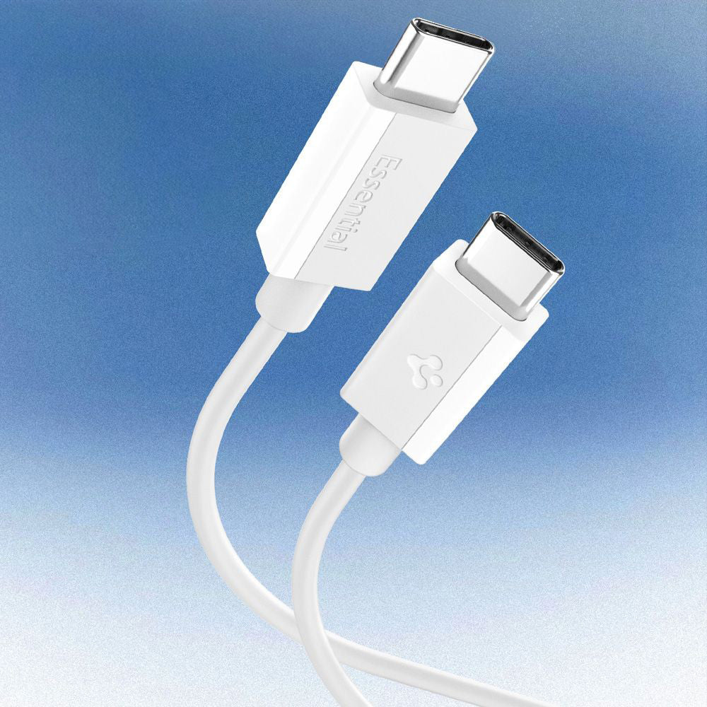 Kabel za podatke i punjenje USB-C - USB-C Spigen Essential, 60W, 1m, Bijeli ACA08717