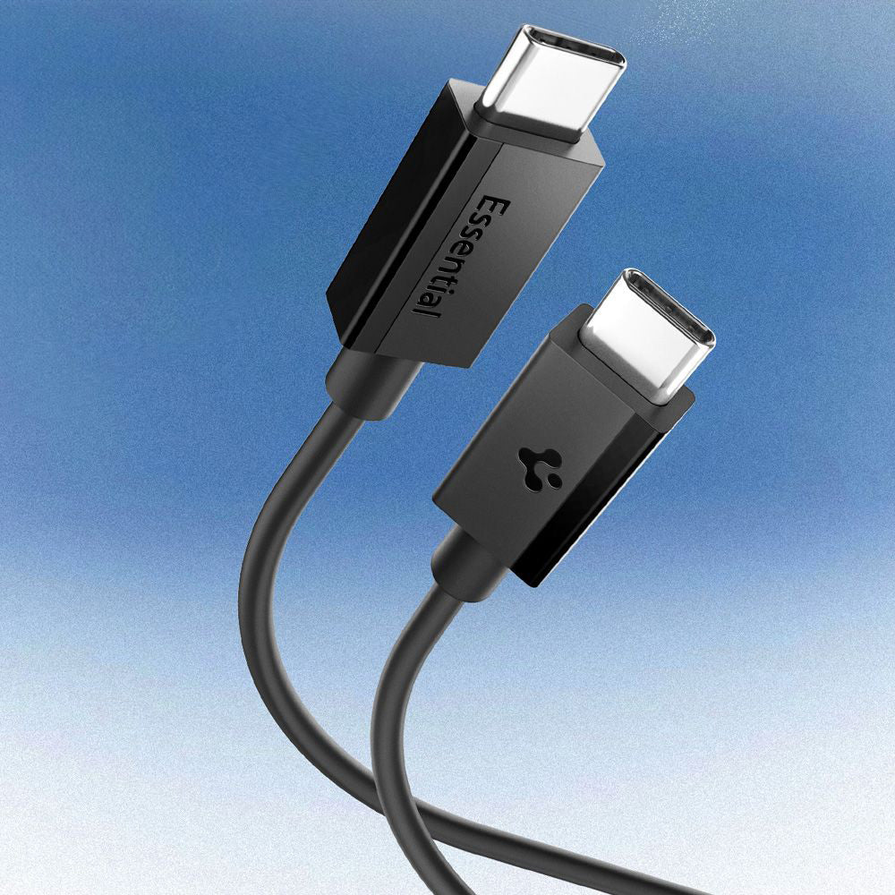 Kabel za podatke i punjenje USB-C - USB-C Spigen Essential, 60W, 1m, Crni ACA08718