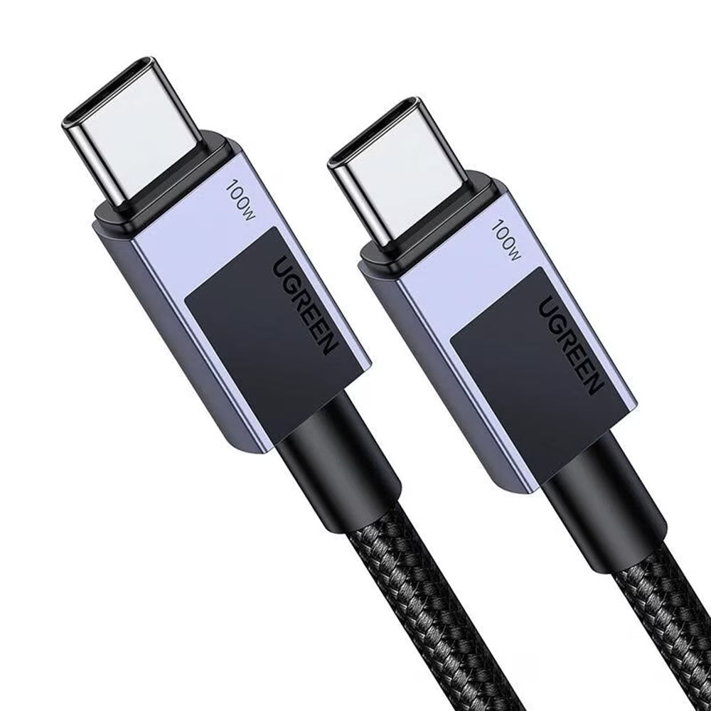 Kabel za prijenos podataka i punjenje USB-C - USB-C UGREEN L512, 100W, 1m, Sivi