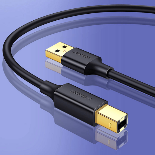 Printer kabel UGREEN US135, USB-A - USB-B, 5m, Crni