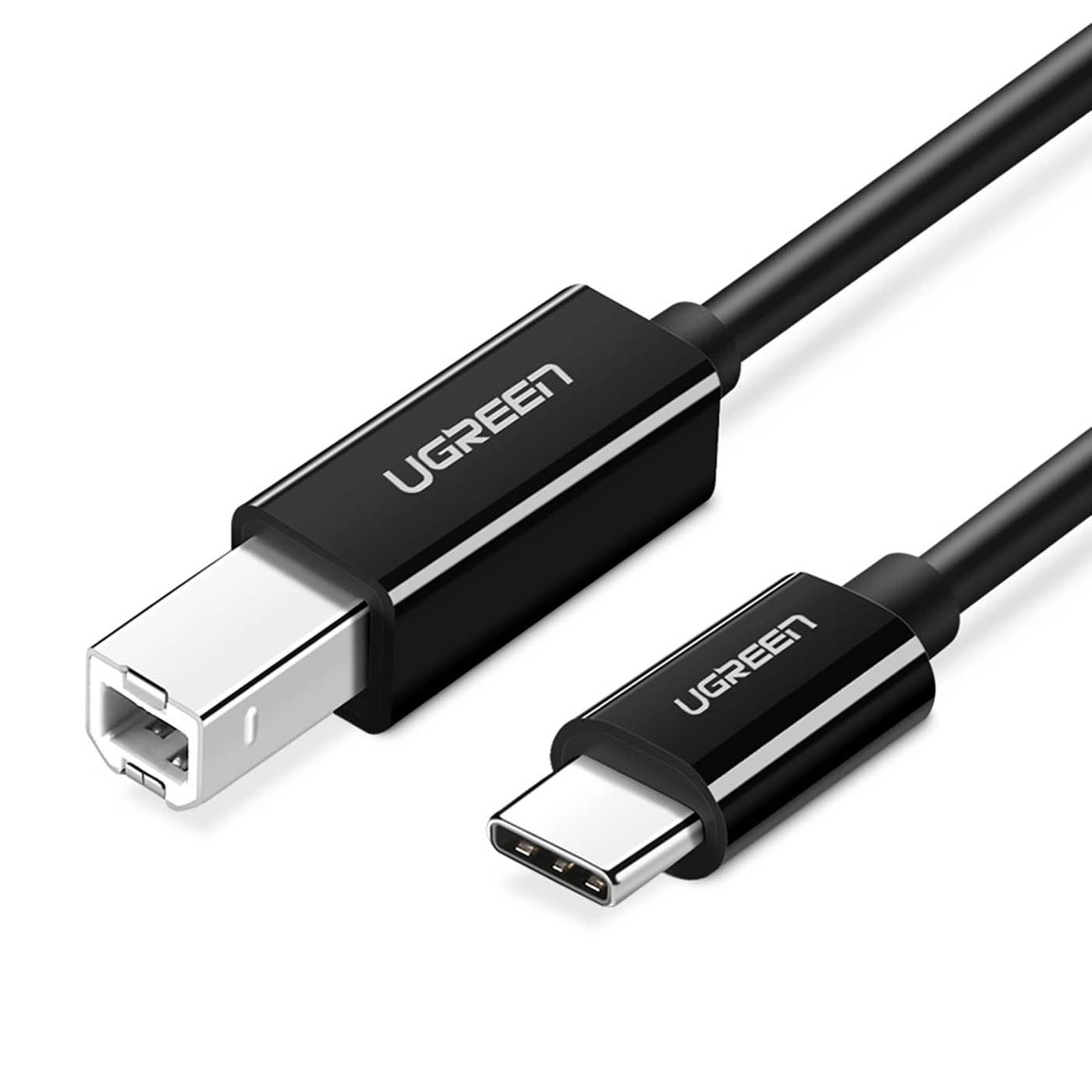Kabel za pisač UGREEN US241, USB-C - USB-B, 2m, Crni