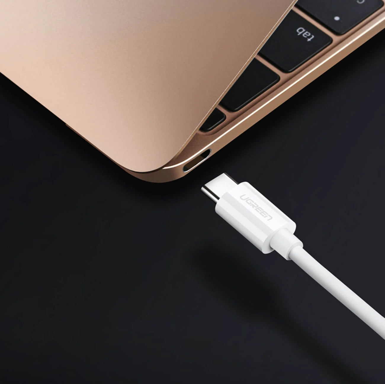 Printer kabel UGREEN US241, USB-C - USB-B, 1.5m, Bijeli