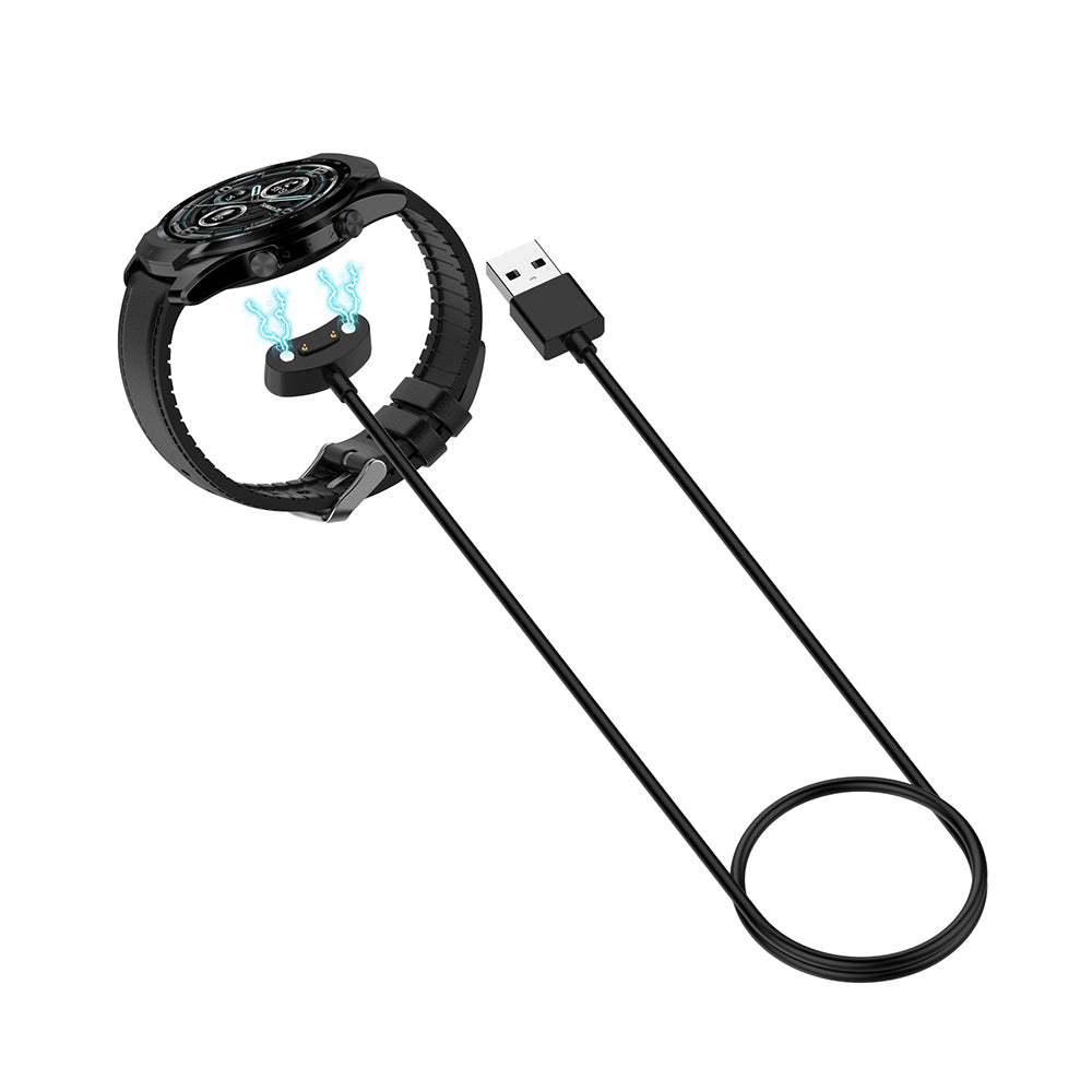Kabel za punjenje Techsuit TCW1 za Mobvoi Watch Series, USB-A, Crni