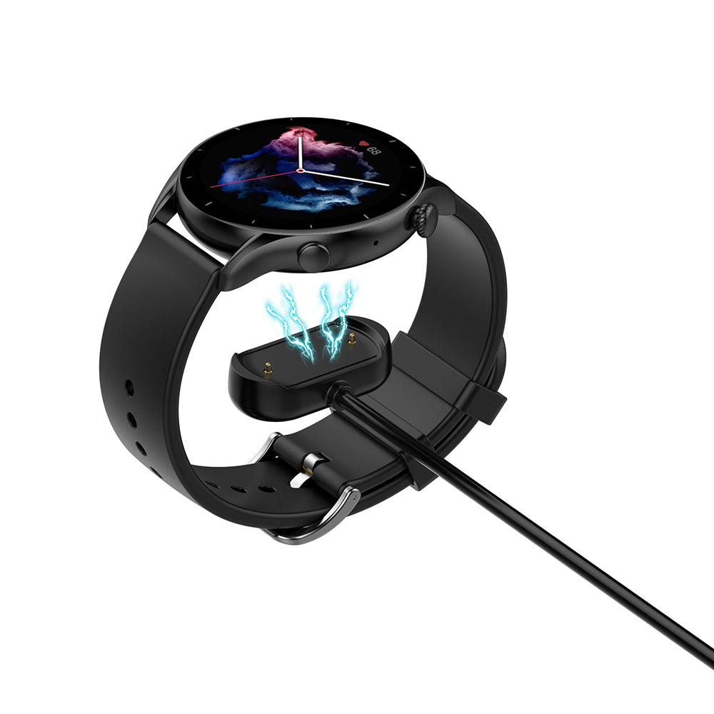 Kabel za punjenje Techsuit THA3 za Amazfit Watch Series, USB-A, Crni