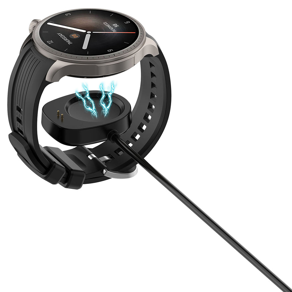 Kabel za punjenje Techsuit THA4 za Amazfit T-Rex 3 / Balance, USB-A, Crni