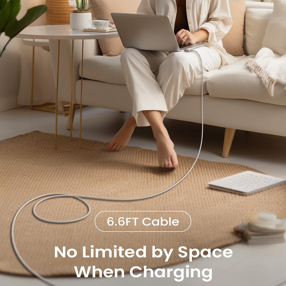 Kabel za punjenje USB-C - MagSafe 3 Lisen, 140W, 2m, Srebrni YL0123070001