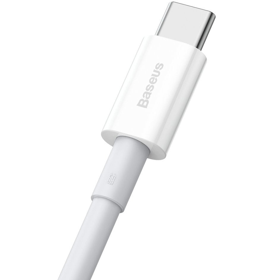 Kabel za Prijenos Podataka i Punjenje USB-A - USB-C Baseus Superior Series, 66W, 1m, Bijeli CATYS-02