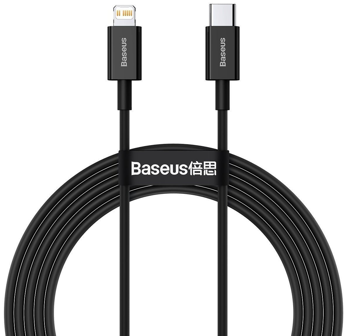 Kabel za Prijenos Podataka i Punjenje USB-C - Lightning Baseus Superior Series, 20W, 2m, Crni CATLYS-C01