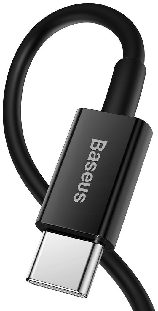 Kabel za Prijenos Podataka i Punjenje USB-C - Lightning Baseus Superior Series, 20W, 2m, Crni CATLYS-C01
