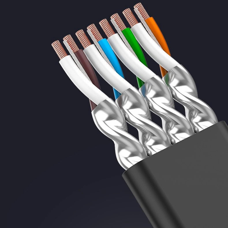 Mrežni kabel UGREEN NW106 Flat, UTP, Cat7, 3m, crni