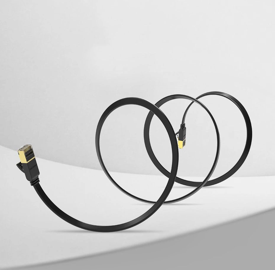 Mrežni kabel UGREEN NW106 Flat, UTP, Cat7, 3m, crni