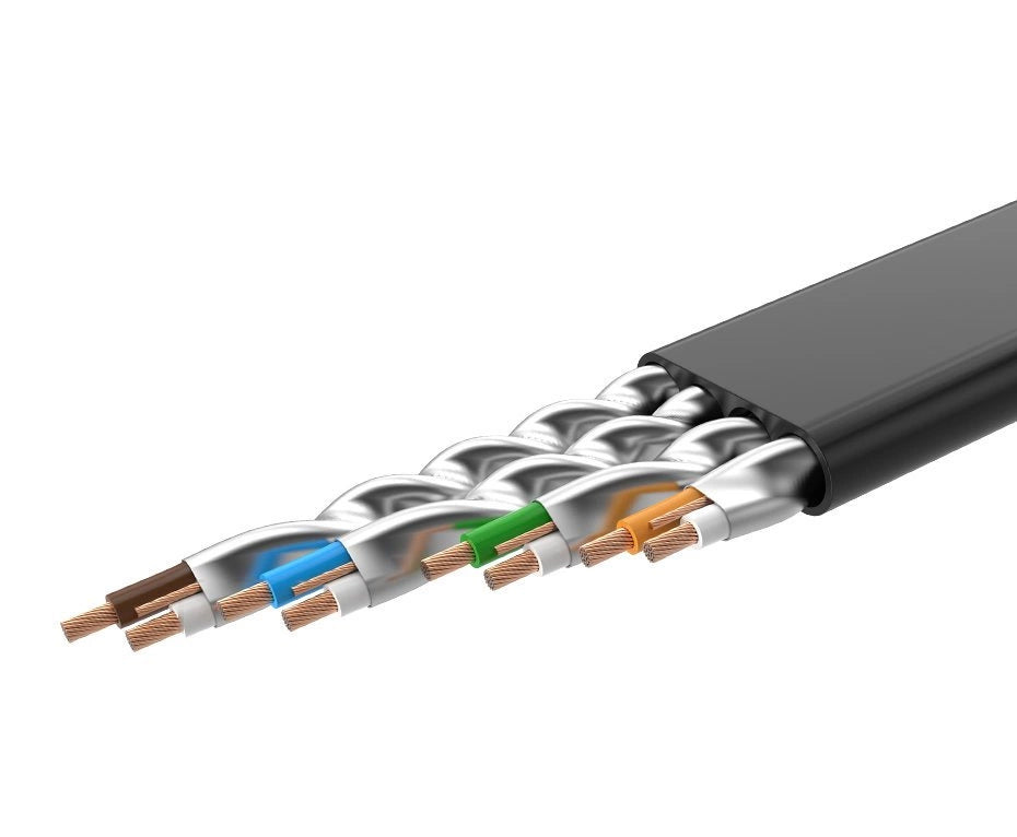 Mrežni kabel UGREEN NW106 Flat, UTP, Cat7, 3m, crni