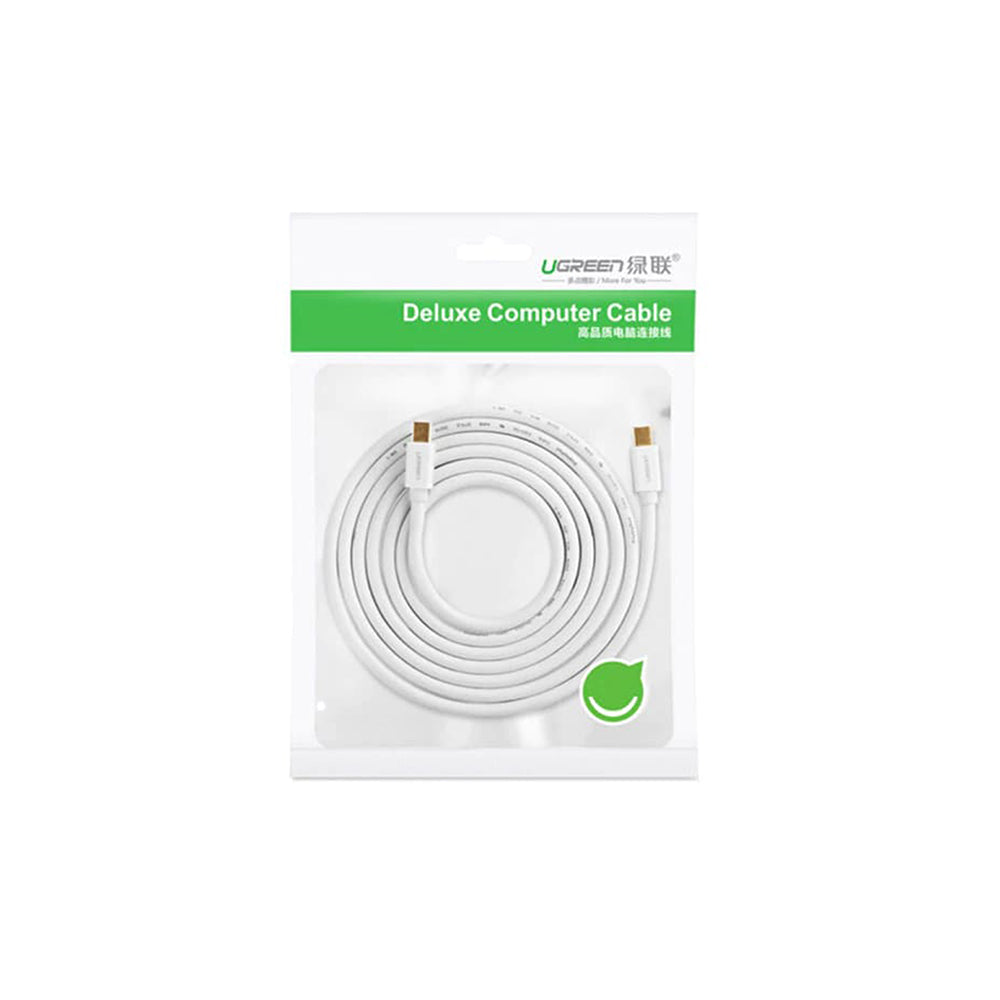 Video kabel UGREEN, MiniDisplayPort - MiniDisplayPort, 4K, 2m, Bijeli