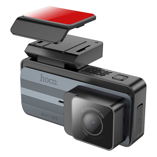 Auto kamera Prednja Zadnja HOCO DV12, 2K, Wi-Fi, GPS, Zaslon 3.69 inča