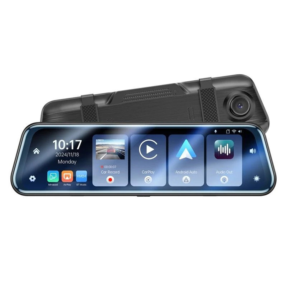 Auto kamera Yesido KM24 s Carplay / Android Auto, 4K, Zaslon 9.66 inča