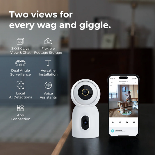 Nadzorna kamera iMILAB C30 Dual, Wi-Fi, 3K, unutarnja CMSXJ111A