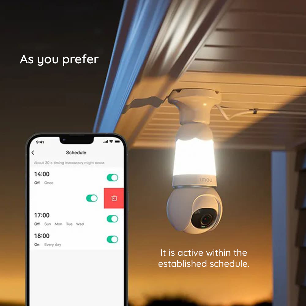 Imou Bulb nadzorna kamera, Wi-Fi, 2K, unutarnja IPC-S6DP-5M0WEB-E27