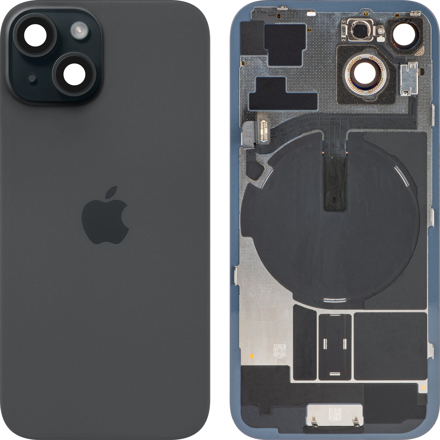 Stražnji poklopac baterije Apple iPhone 15, Crni, Zamjena