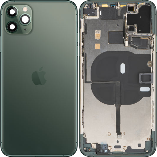 Stražnji poklopac baterije za Apple iPhone 11 Pro Max, srednji okvir, zelena (Midnight Green), zamjenski