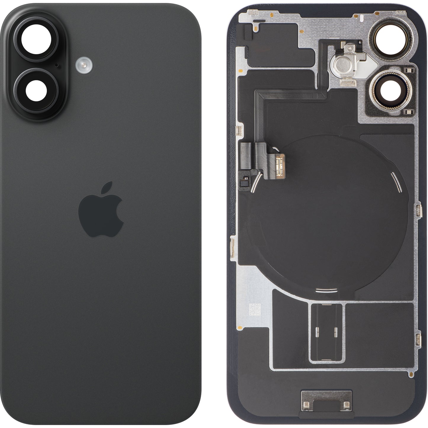 Poklopac baterije Apple iPhone 16, crni, Swap Premium