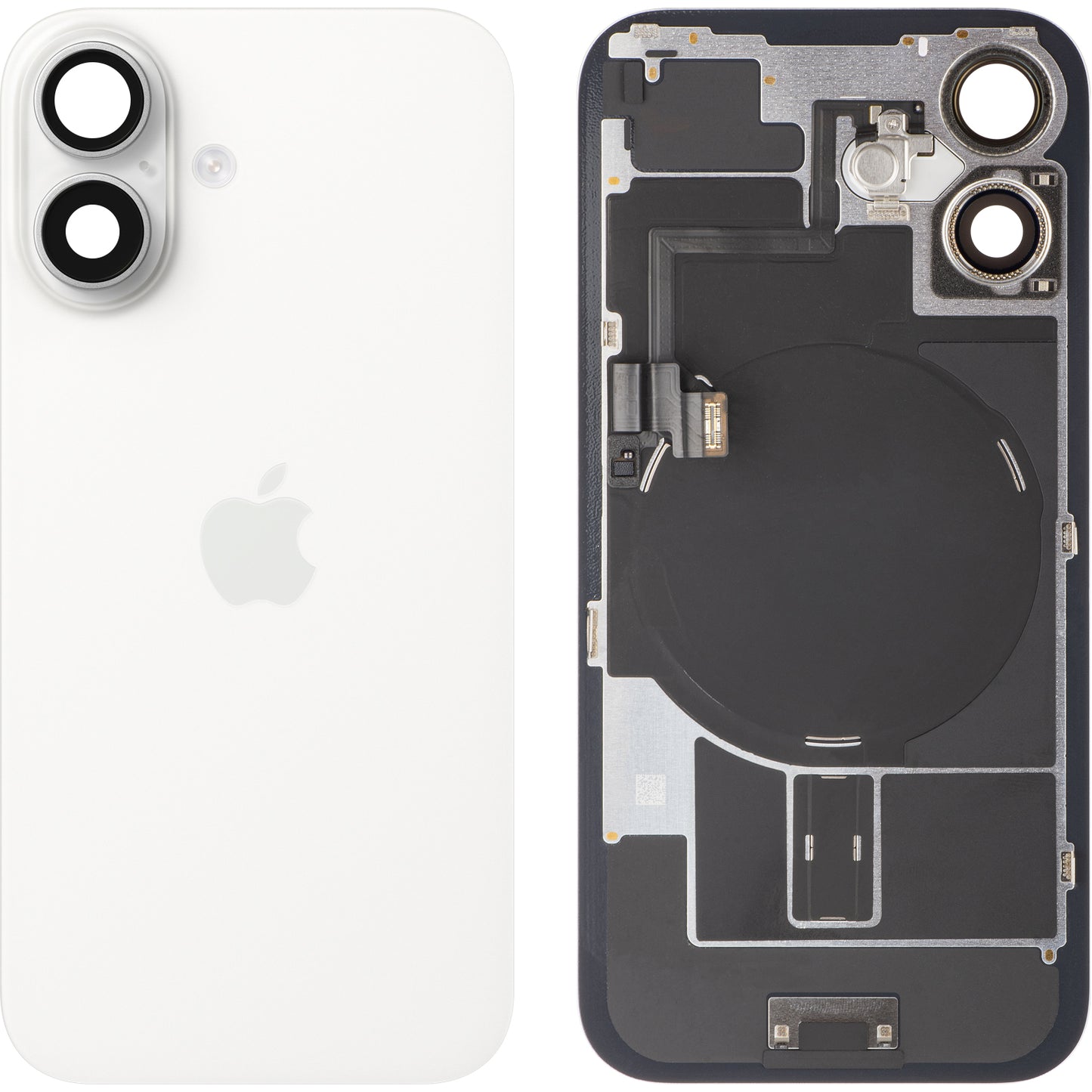 Poklopac baterije Apple iPhone 16, bijeli, Swap Premium