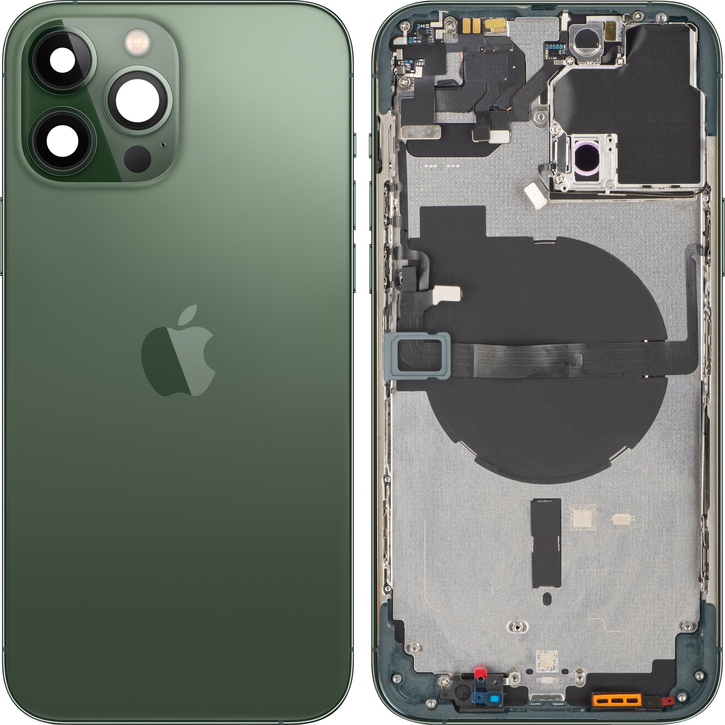 Poklopac baterije Apple iPhone 13 Pro Max, s kućištem u sredini, Zelena (Alpine Green), Zamjena