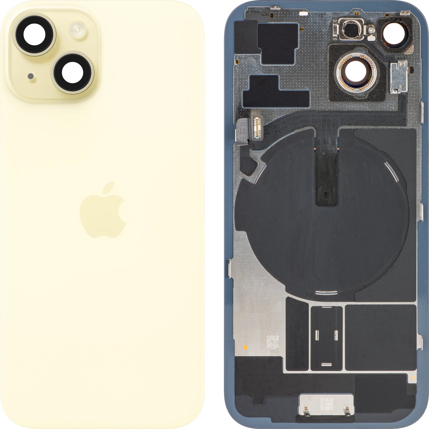 Poklopac baterije Apple iPhone 15, Žuta, Swap Premium