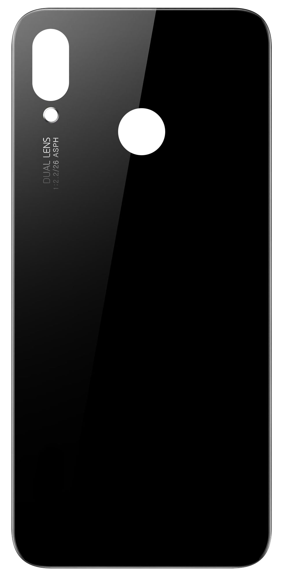 Poklopac baterije kompatibilan s Huawei P20 Lite, Crna
