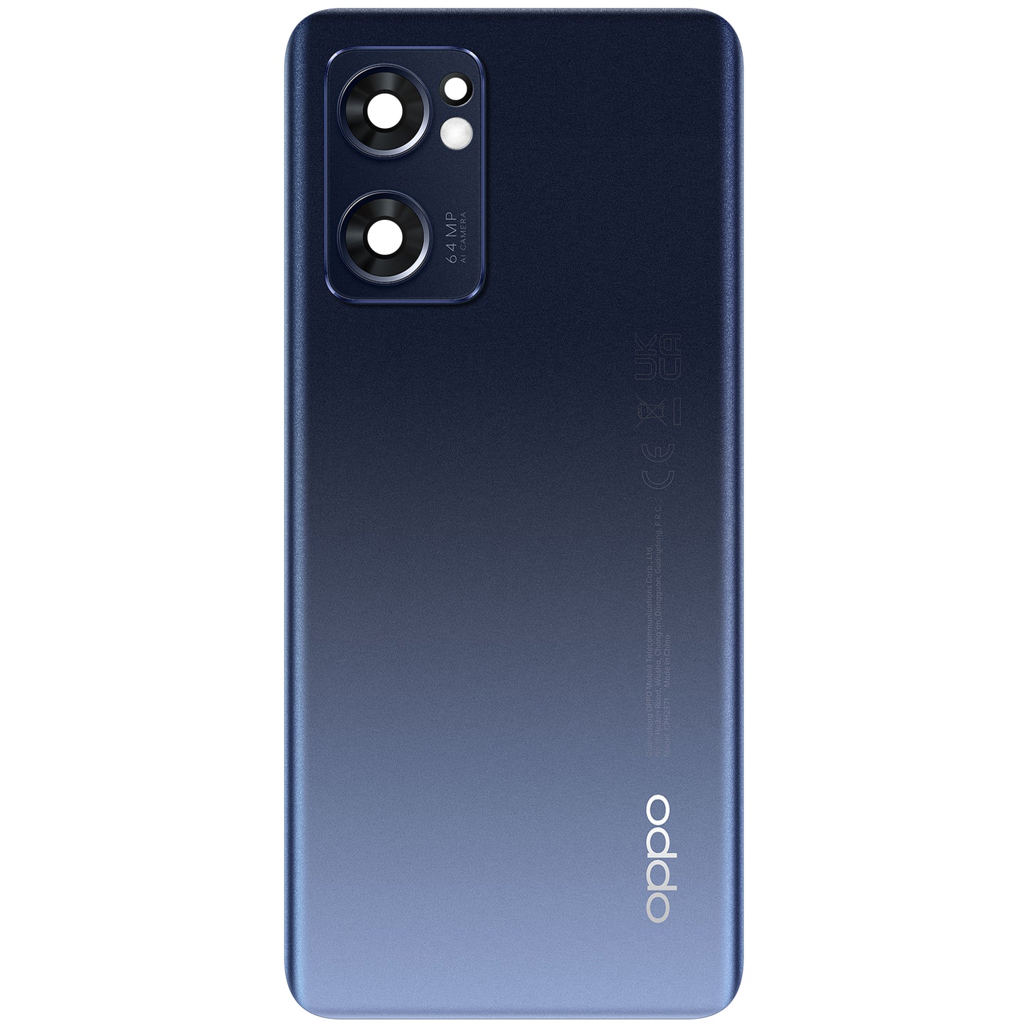 Stražnji poklopac baterije Oppo Find X5 Lite / Reno7 5G, Crni (Starlight Black), Zamjena