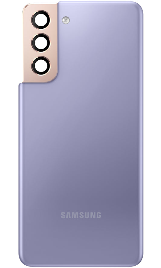 Poklopac baterije Samsung Galaxy S21 5G G991, s poklopcem stražnje kamere, ljubičasti, rabljen