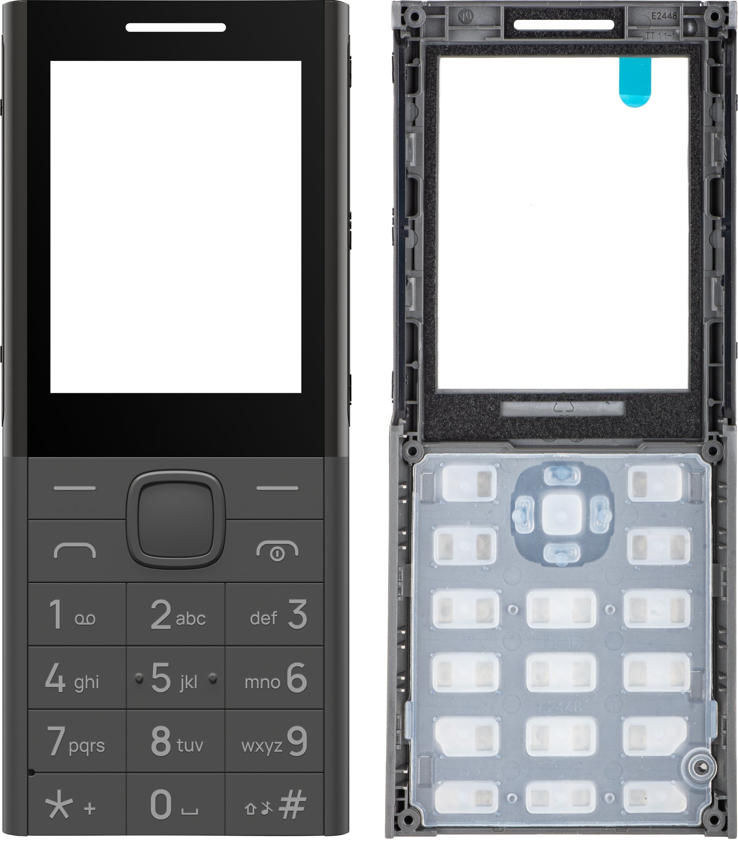 Prednja maska za HMD 150 Music, siva