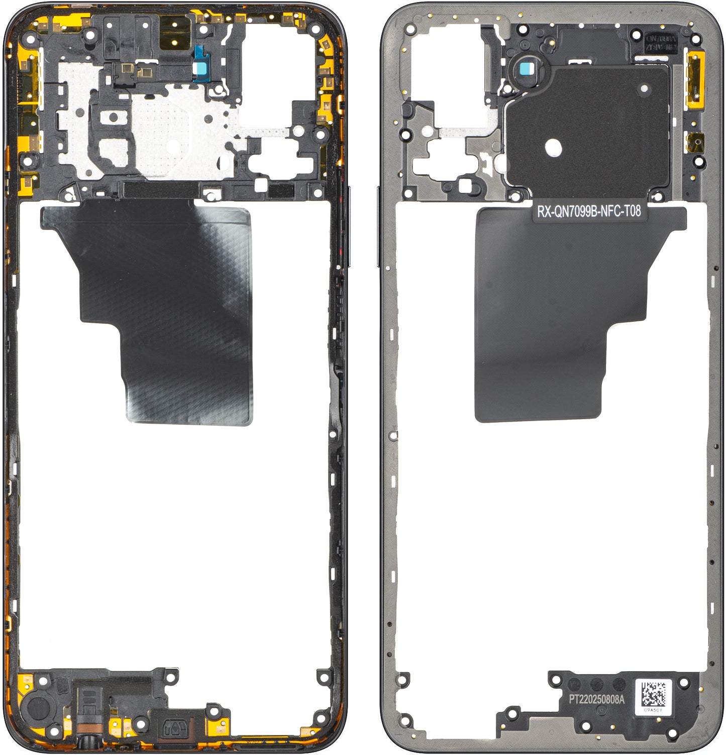 Središnje kućište Honor X7c 5G / 200 Smart, Crna (Midnight Black), Service Pack 9707ABNA