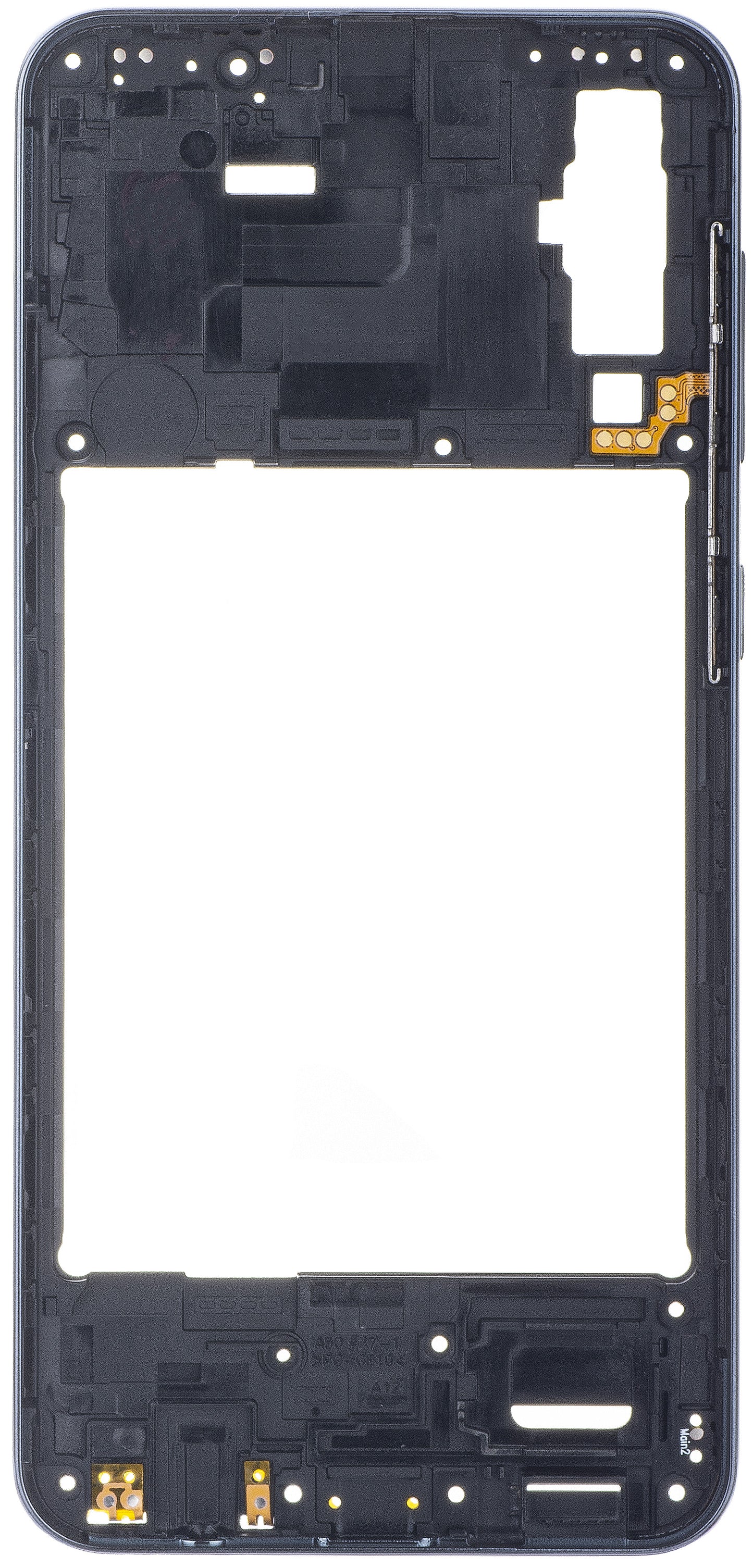 Srednji okvir Samsung Galaxy A50 A505, Crna