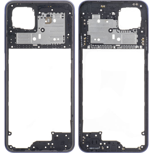 Srednji okvir Oppo A92s, Crni