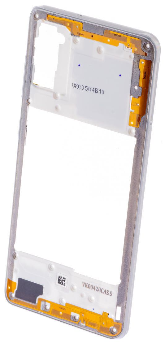 Srednji okvir Samsung Galaxy A41 A415, Bijeli, Ponovno zapakirano GH98-45511C