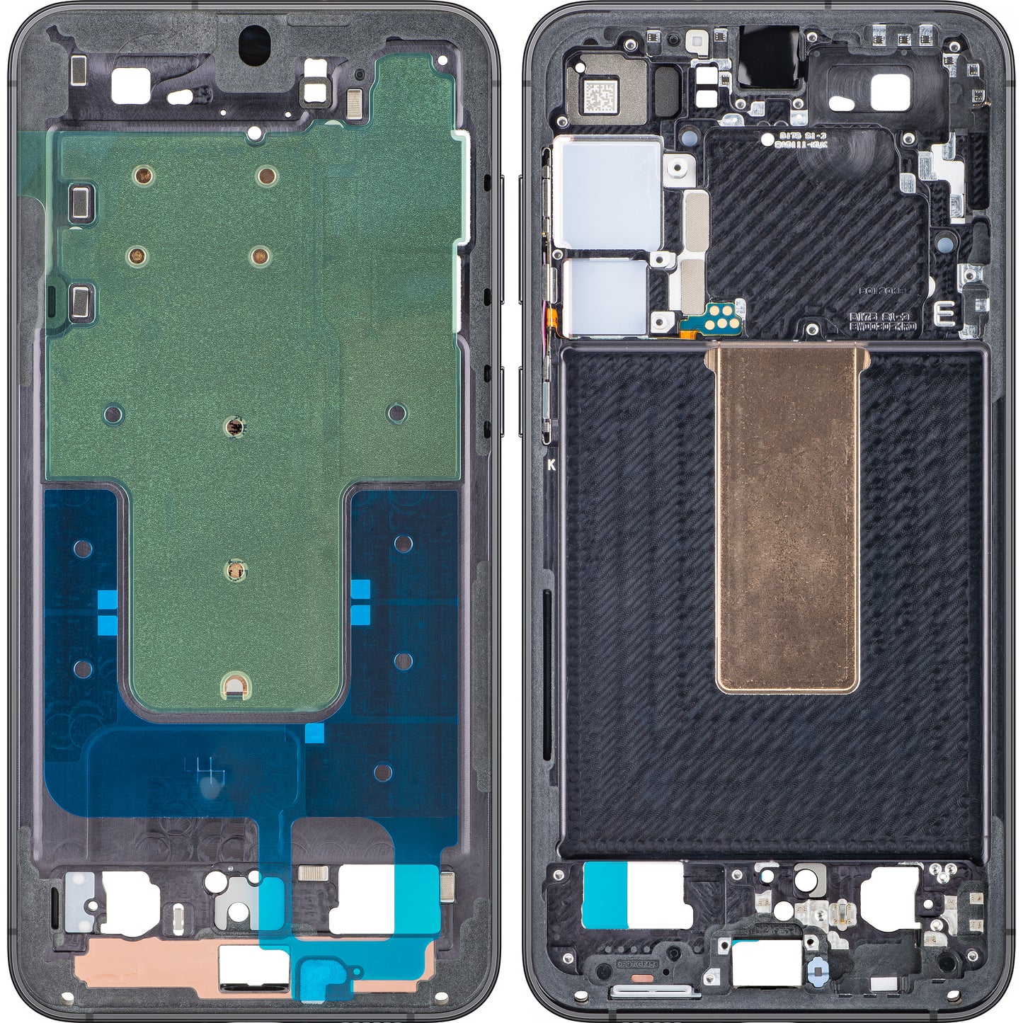 Srednji okvir Samsung Galaxy S23+ S916, Crna (Phantom Black), Service Pack GH96-15838A