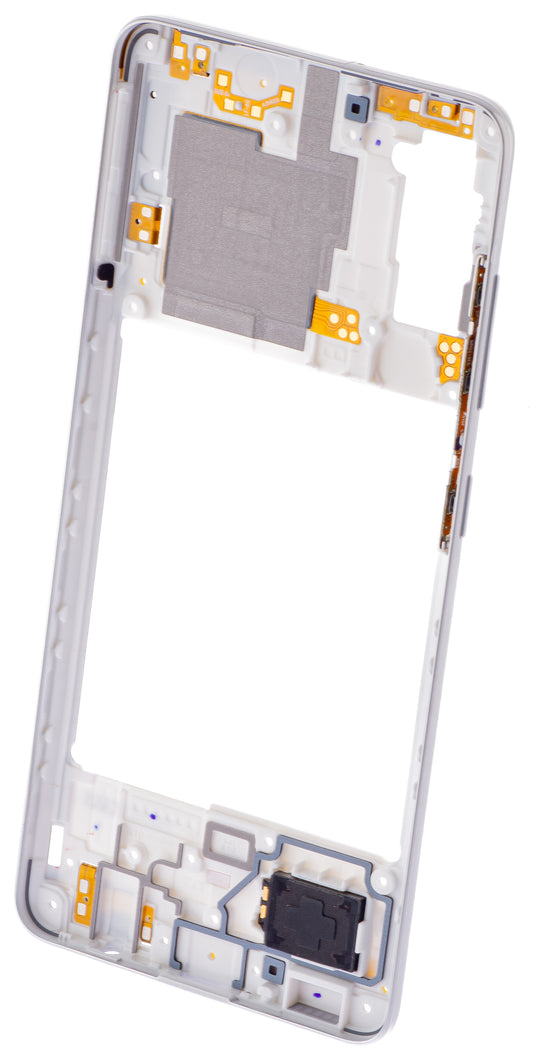 Srednji okvir Samsung Galaxy A41 A415, Bijeli, Ponovno zapakirano GH98-45511C
