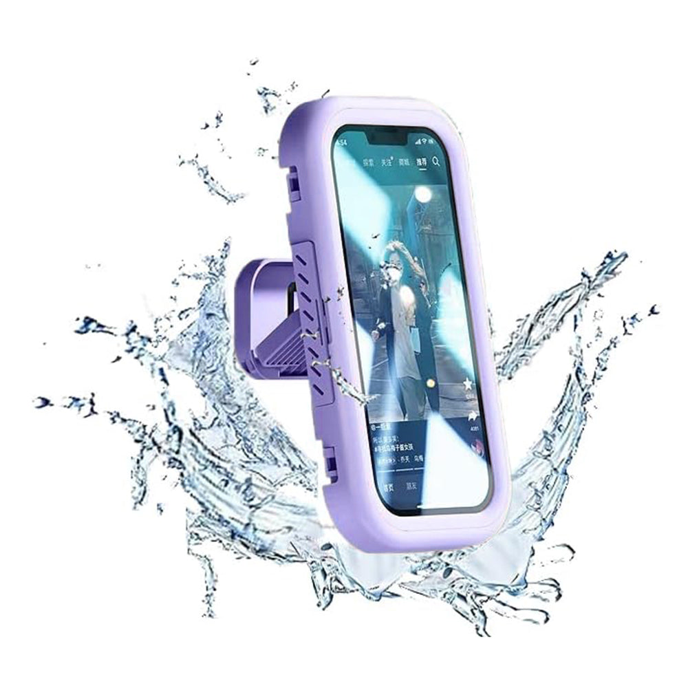 Zidna futrola s membranom na dodir Techsuit LC-999 za telefon, vodootporna, ljubičasta