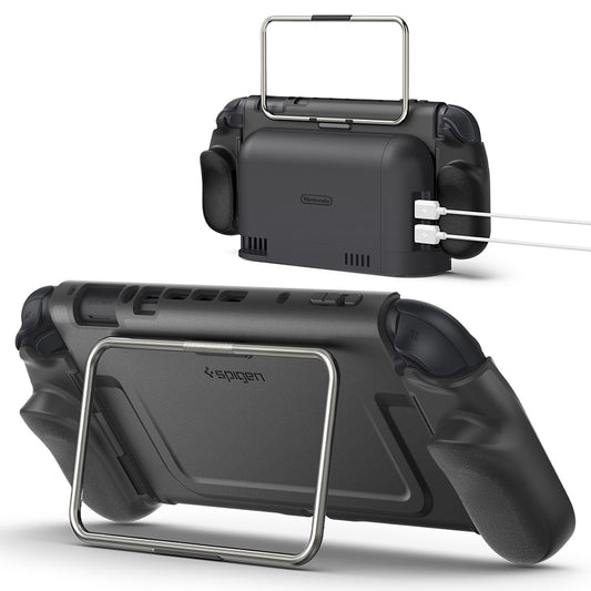 Zaštitno kućište Spigen Dual Grip Pro za Nintendo Switch 2 konzolu, Crna ACS10196